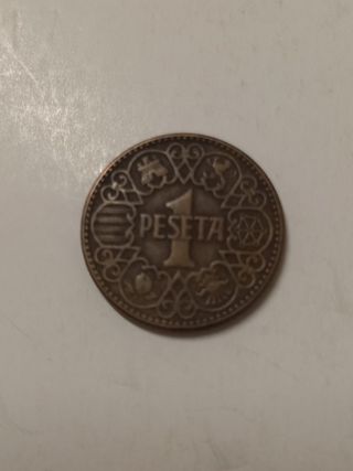 Moneda 1 Peseta 1944 España