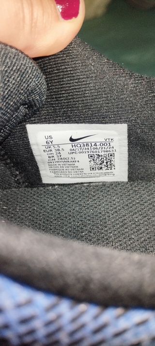 Zapatillas Nike Hombre/Mujer Azul/Negro