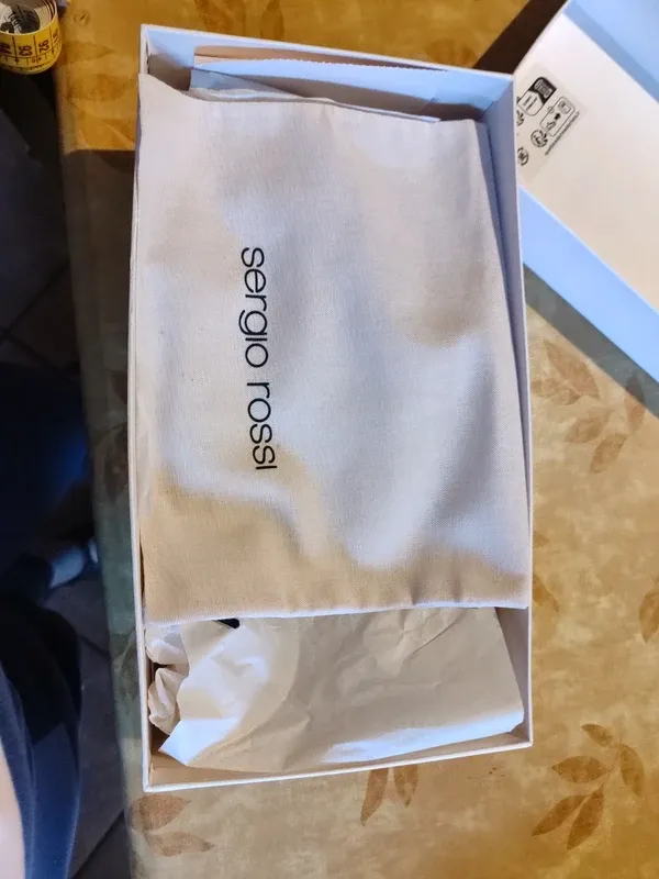 Sergio Rossi Décolleté Nude Pelle Tg 40