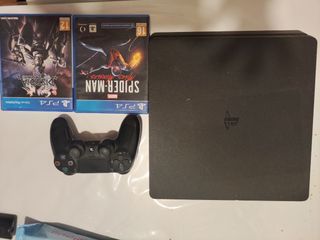 PS4 Slim 500GB + 2 Juegos + 1 Mando