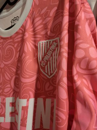 Camiseta rosa Palestine Talla XXL