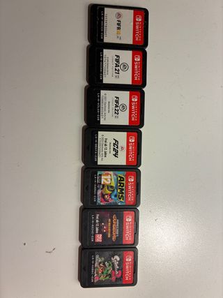 7 juegos de Nintendo switch | (15€ cada uno)