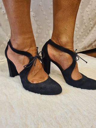 Zapatos Gloria Ortiz , azul marino en ante