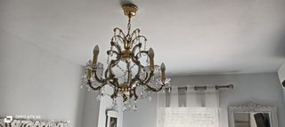 Lámpara de cristal de bohemia 