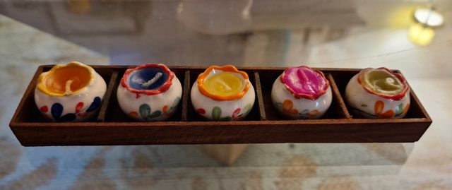 5 Mini Velas Decorativas