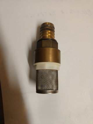 Válvula de retención con filtro