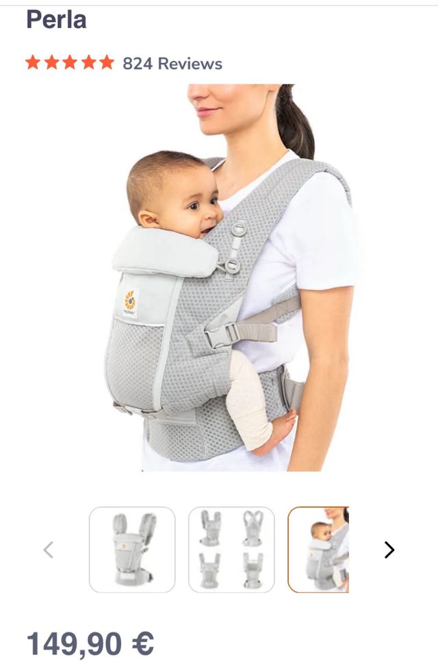 Mochila porteo bebe ergobaby