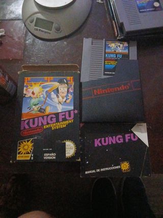 Kung Fu NES con caja e instrucciones