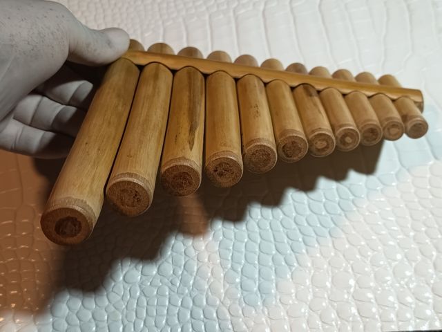 Flauto di Pan in Bambù Fatto a Mano
