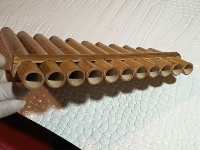 Flauto di Pan in Bambù Fatto a Mano