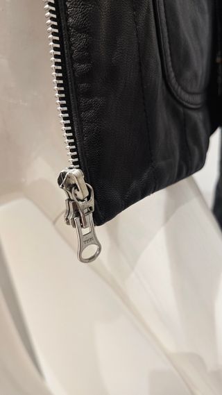 Giacca Pelle Vintage Belfe Nera