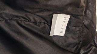 Giacca Pelle Vintage Belfe Nera