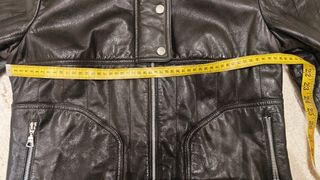 Giacca Pelle Vintage Belfe Nera