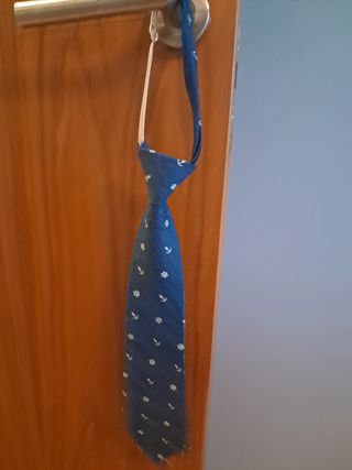 Corbata azul para niño. Varones one  Talla M