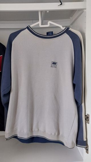 Sudadera Nike Blanco y Azul