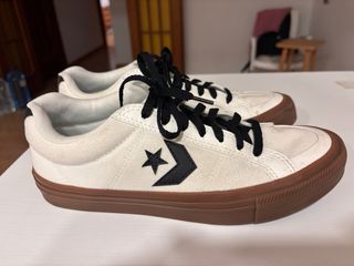 Zapatillas Converse All Star Blancas y Marrones