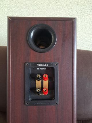 Altavoces TDL  caoba. Núcleos 3. Sonido exquisito.