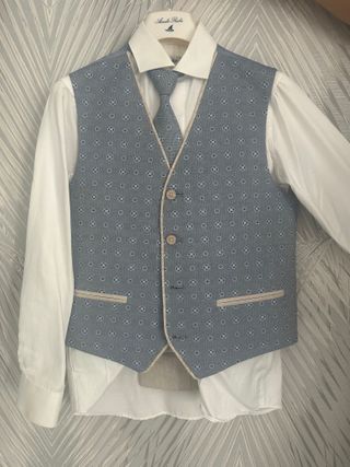 Traje Comunión Niño Amalio Rubio Beige