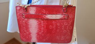 Bolso Guess Rojo Cartera Colgar