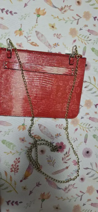 Bolso Guess Rojo Cartera Colgar