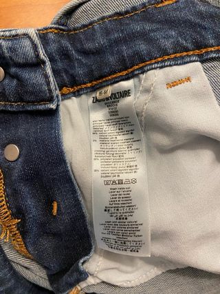 Peto Vaquero Corto Zadig & Voltaire Talla 16