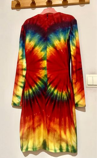 Vestido María Escoté Multicolor