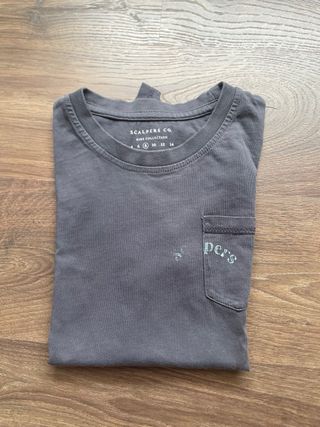 Camiseta niño Scalpers gris talla 8