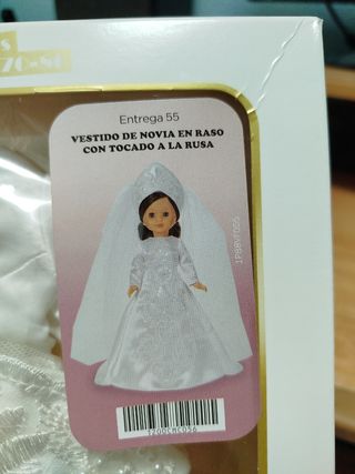 Nancy Colección Vestido Novia Raso Tocado