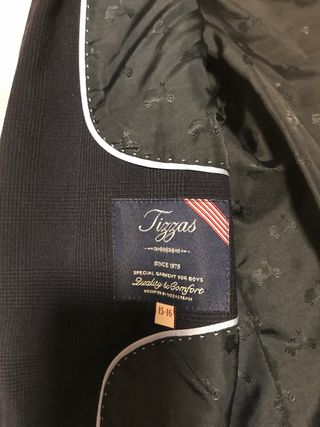 Traje Tizzas Chico 15/16 azul marino