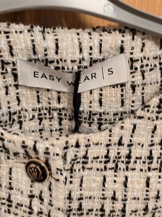 Chaqueta Tweed Corta 