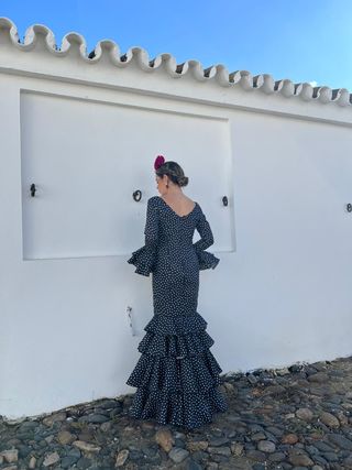 Traje de flamenca lunares