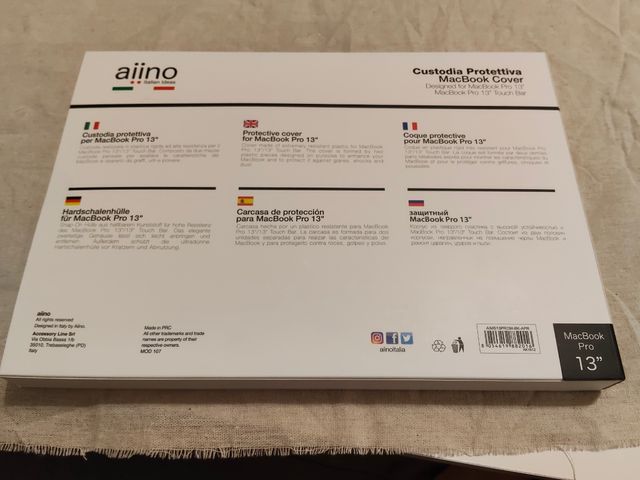 Funda Protectora MacBook Pro 13" Aiino
