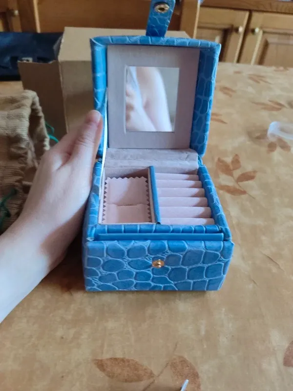 Sir Rondo's Portagioielli Azzurro Pelle