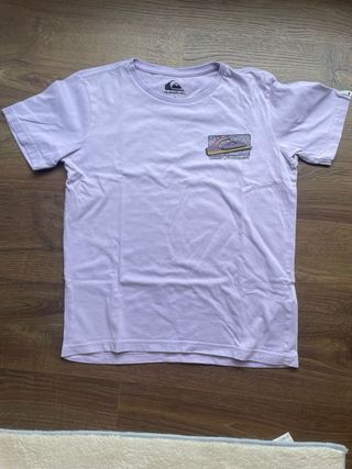Camiseta Quiksilver Morada de niño talla 10