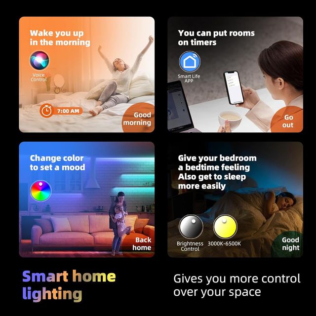 Lampada da soffitto LED Smart Wifi da 28 W 28 cm