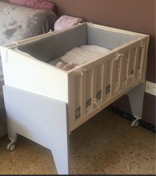 Minicuna colecho Alondra 5 en 1 con textil 