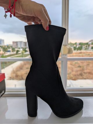 Botas de tacón negras