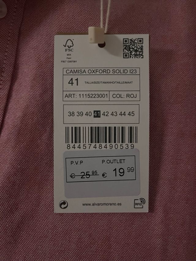 Camisa Alvaro Moreno