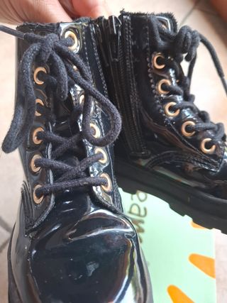 Stivaletti vernice neri H&M bambina 25