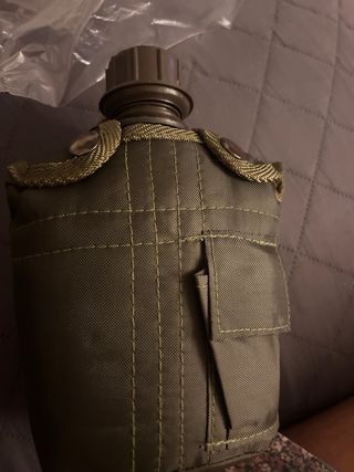Borraccia Esercito con Copertura Verde