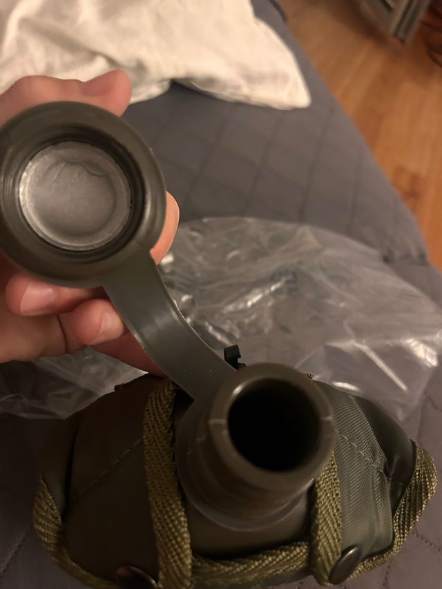 Borraccia Esercito con Copertura Verde