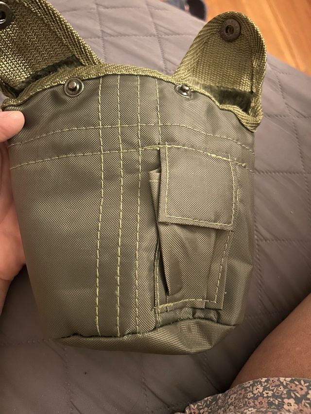 Borraccia Esercito con Copertura Verde