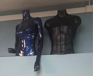 Maniquíes Mujer y Hombre (Azul y Negro)
