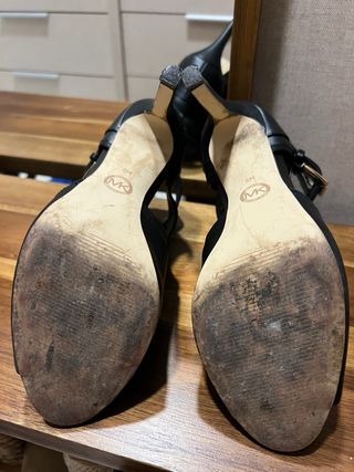 Sandalias Michael Kors Negras Talla 38.5