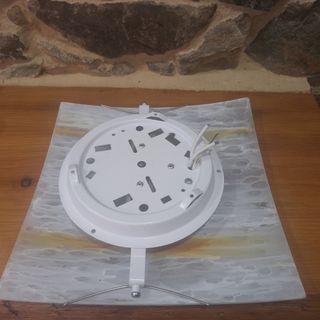 Plafón de baño de cristal