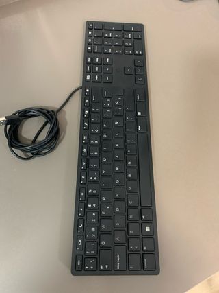 Ratón Logitech y Teclado HP USB Negro