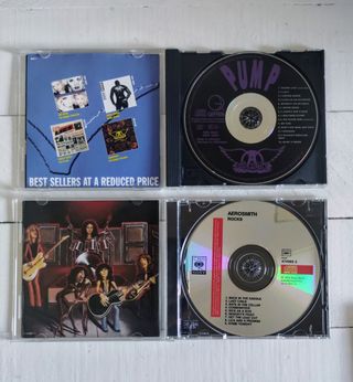 4 Cds Aerosmith - Rock Clásicos en Cd
