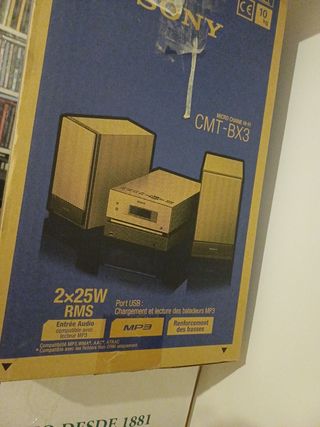 Minicadena HIFI Sony CMT-BX3