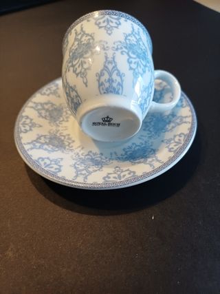Set 4 Tazzine Royal Boch Porcellana Blu