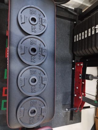 Kit de pesas 48 kg con barra